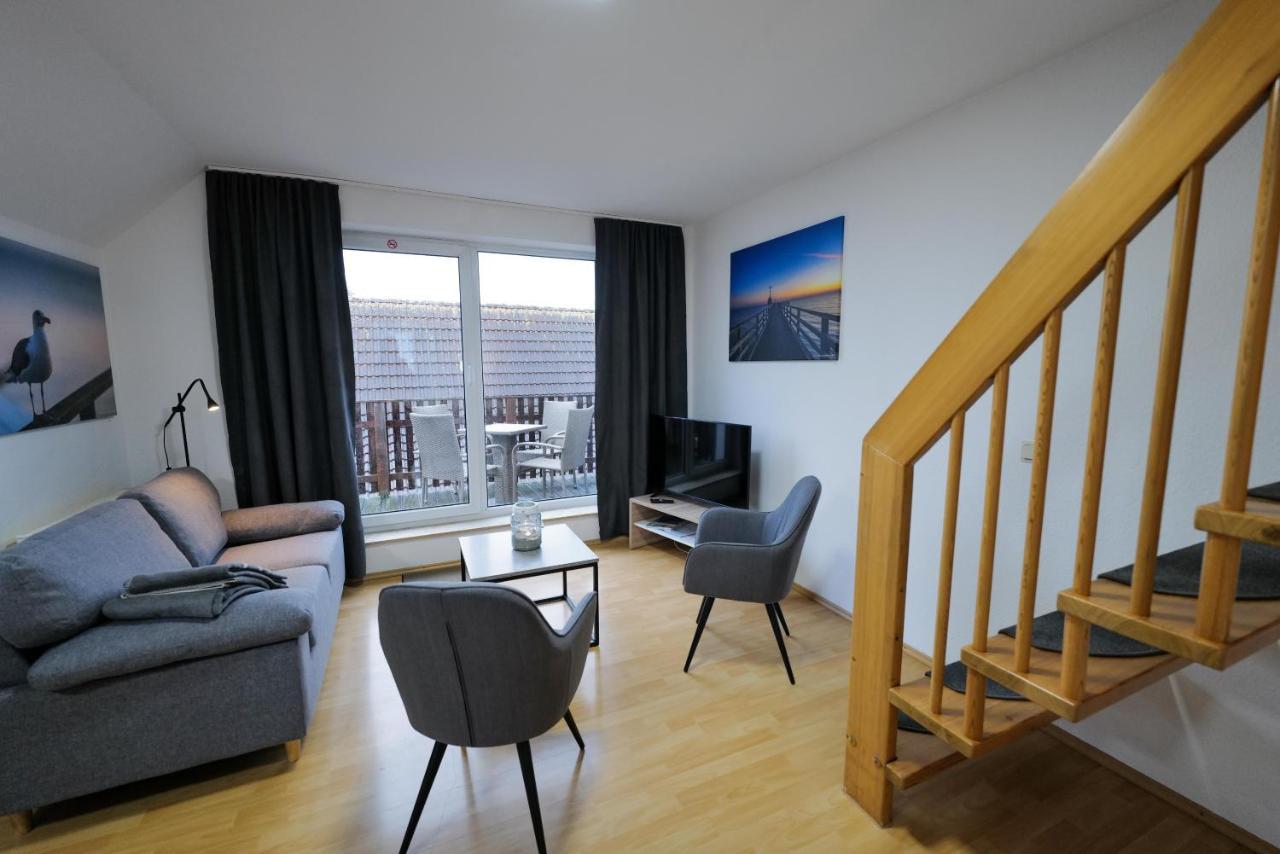 Ferienwohnungen Meerfarbig Zingst - Haustierfrei -Terrasse Mit Strandkorb Oder Balkon - E-Ladesaeule - Parkplatz - Wlan - Fahrradschuppen - Waschtrockner - Ruhig Und Zentral - Nichtraucher Exteriér fotografie