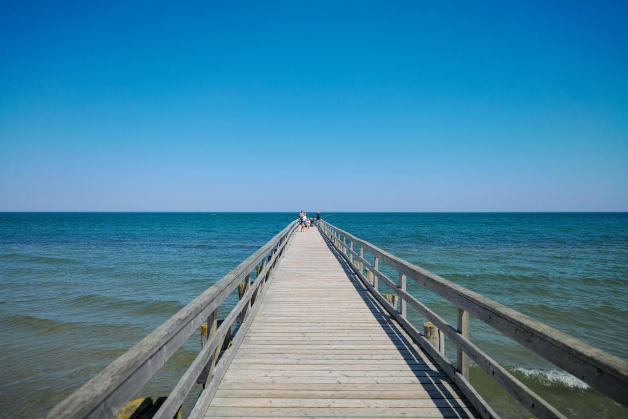 Ferienwohnungen Meerfarbig Zingst - Haustierfrei -Terrasse Mit Strandkorb Oder Balkon - E-Ladesaeule - Parkplatz - Wlan - Fahrradschuppen - Waschtrockner - Ruhig Und Zentral - Nichtraucher Exteriér fotografie
